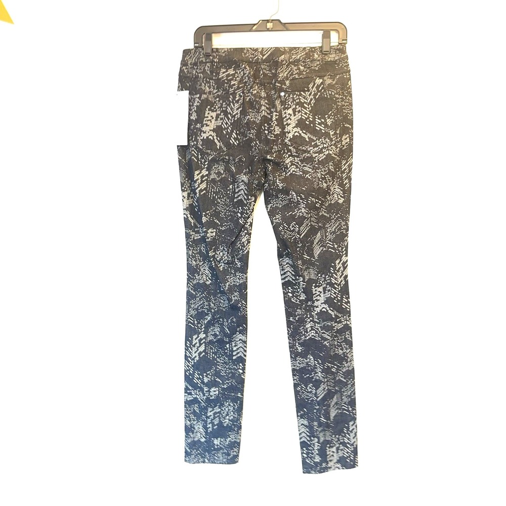 Per Se By Carlisle Straight Fit Skinny Legs Jeans Black and Grey Size 2 NEW